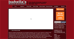 Desktop Screenshot of isabellasrestaurantsanjose.com