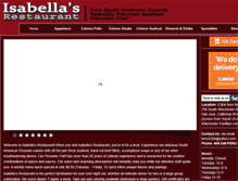 Tablet Screenshot of isabellasrestaurantsanjose.com